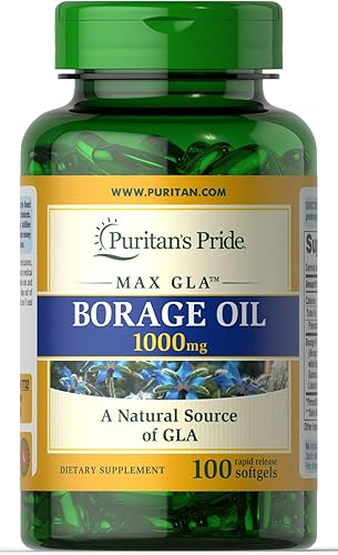 Puritans Pride Aceite de borraja, 0.04 oz