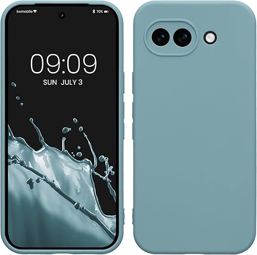 Miniatura 194 de kwmobile Funda compatible con Google Pixel 9 Pro - Funda protectora delgada de TPU para teléfono - Acabado mate suave - Negro mate NEGRO MATE,Piedra