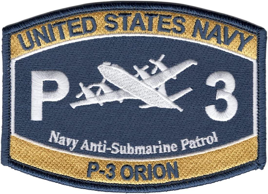 Aviation Rating P-3 Orion Navy Anti-Submarine Patrol Patch Rating