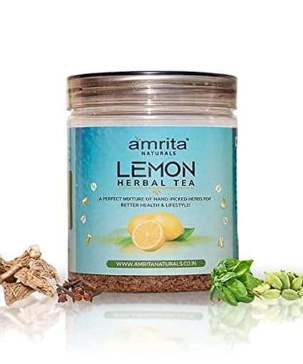 Lemon Herbal Tea | Natural Tea for Immunity Booster, Combats Acidity | Gives Skin a Natural Glow | Improves Metabolism & Reduces Waist || 250 Gram ||