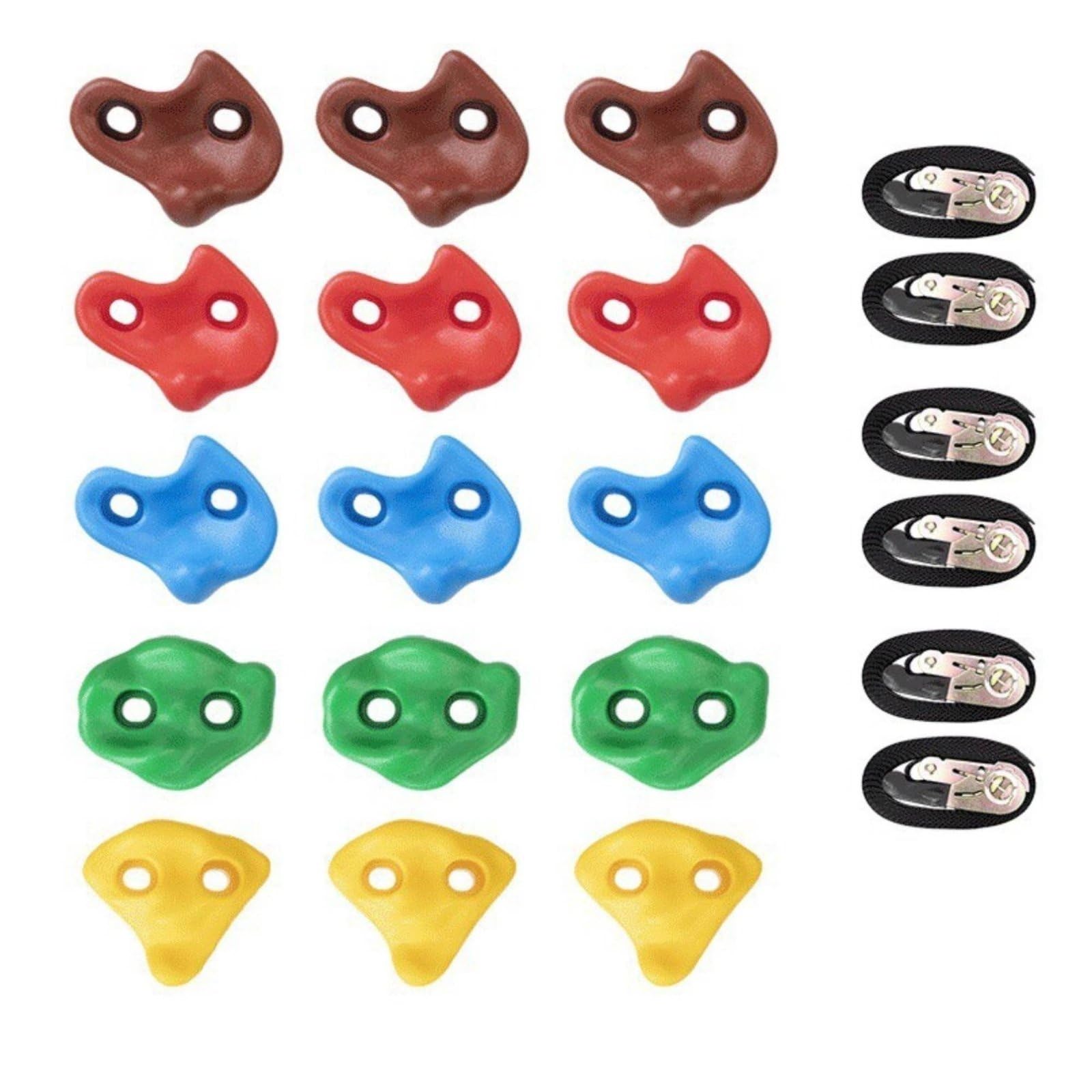 kowaku 15 Pezzi Prese da Arrampicata Resistenti Prese Muro Arrampicata Alta Portata Attrezzatura Sportiva per Bambini