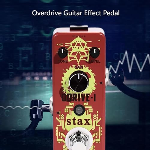 Vista 81 de Stax Pedales de efectos de compresor. Sonido clásico de compresión óptica. Ataque suave y atenuación. Conservando el transitorio de la señal Línea