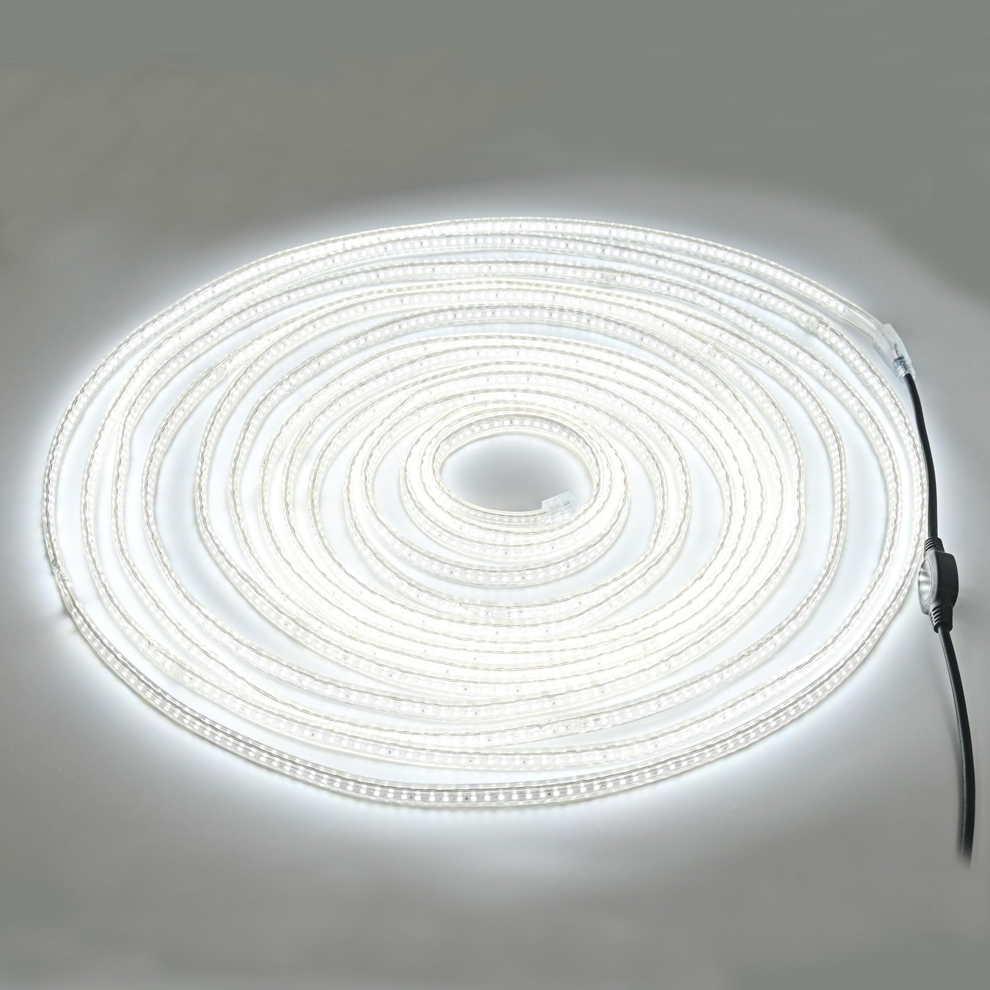 VBLED LED Lichtschlauch auf Trommel 15m 230V – IP67 Außen Baustellenleuchte – Beidseitig Abstrahlend 6000K