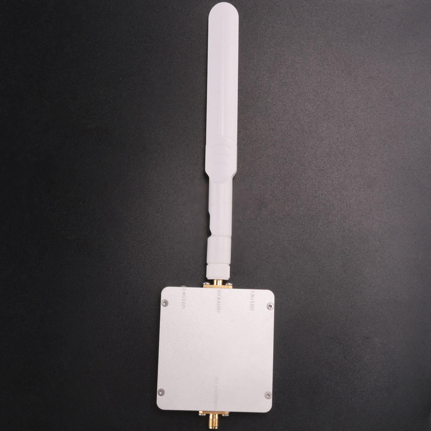 Amplificador Repetidor de SeñAl InaláMbrico WiFi Booster 4W 2.4G y 5G con Adaptador Extensor de Rango de SeñAl AI Shell Enchufe de la UE