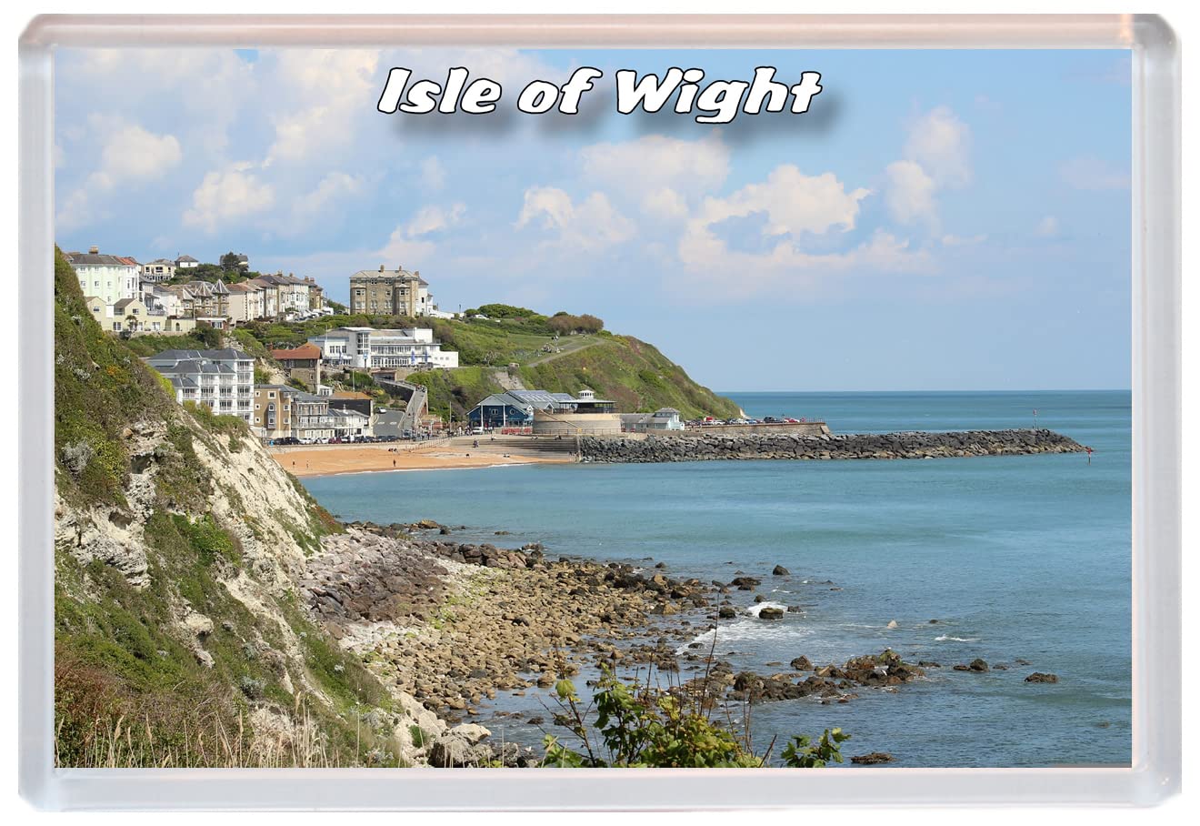 Baked Bean Store Multicolor Isle Of Wight - 96 X 67Mm Jumbo Fridge Magnet/Magnets Bbsfhm616