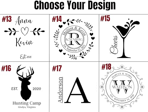 Miniatura 5 de Juego de posavasos redondos personalizados, regalo personalizado, posavasos modernos, posavasos de boda, juego de posavasos con monograma, posavasos