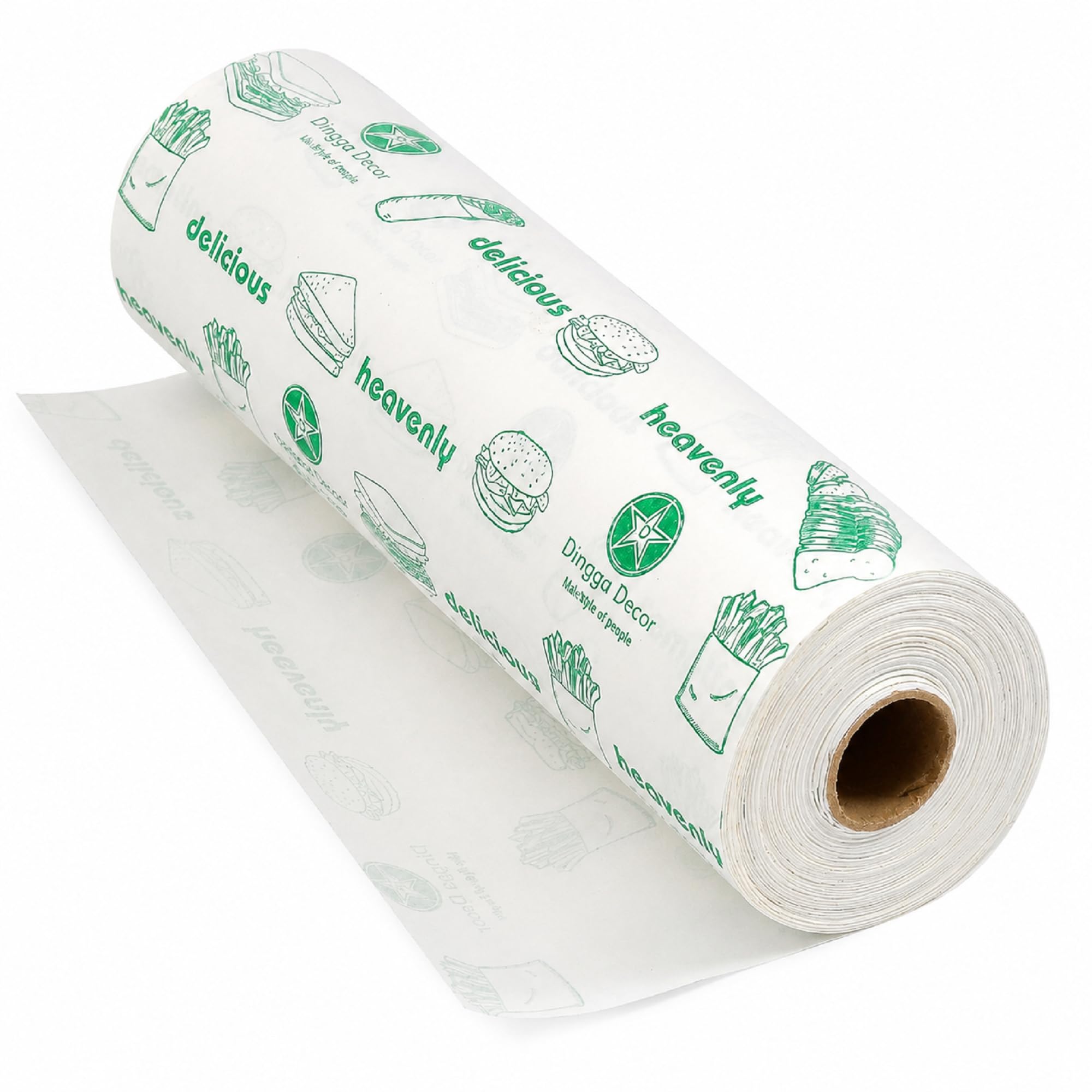 Premium Printed Nutri Wrap Food Wrapping Butter Paper Roll for Home Restaurant | Food-Grade Non-Stick Butter Paper for Cooking Baking Packing Serving | Re-Heatable Thick & Oil-Absorbent, 130 Meter(e)-image-29