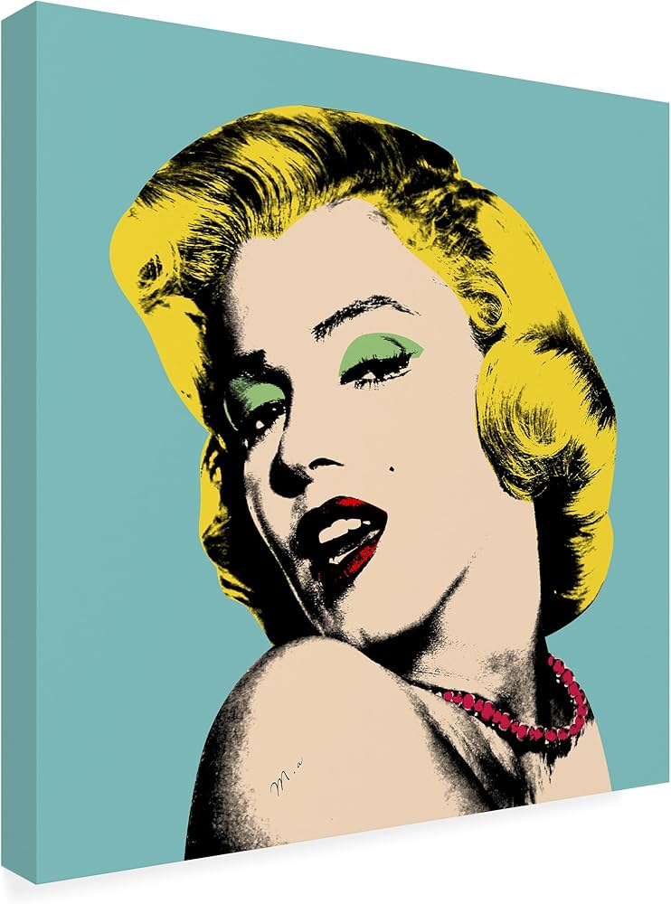 Amazon.com: Trademark Fine Art Andy Warhol by Mark Ashkenazi Wall