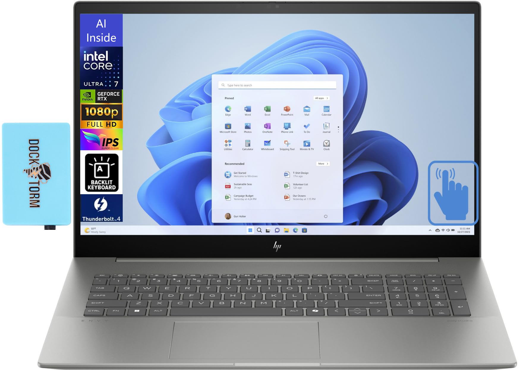 Amazon.com: HP Envy AI-Powered Laptop 17.3