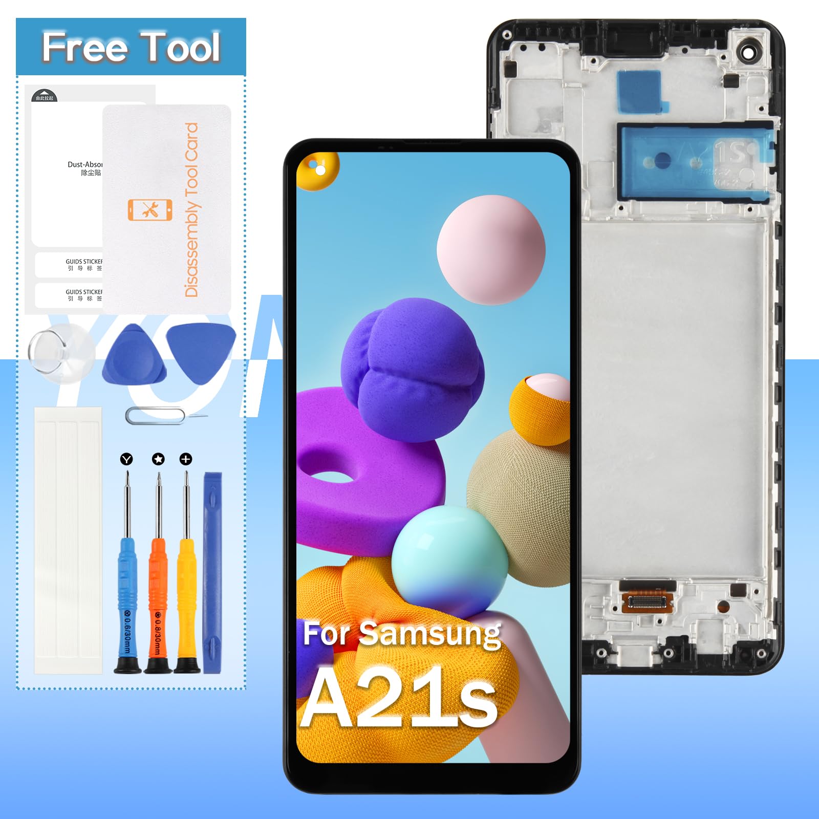 Amazon.com: Yondista for Samsung Galaxy A21s LCD Display SM-A217F