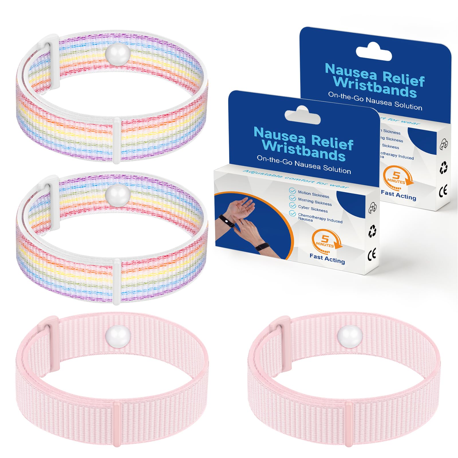 Voltifire Motion Sickness Bracelets 2 Pairs