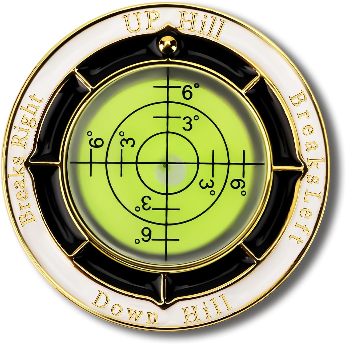 Ddaowanx Golf Green Reader, Golf Ball Marker with High Precision Horizontal Bubble, Putt Aid Golf Accessories Tool, Novelty Golf Gifts for Father's Day, Christmas and Holidays