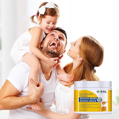 Miniatura 7 de Manuka Honey Eczema Cream Tratamiento de tiña Psoriasis de tiña de pie de atleta Crema de miel para piel seca, una botella para crema de dermatitis