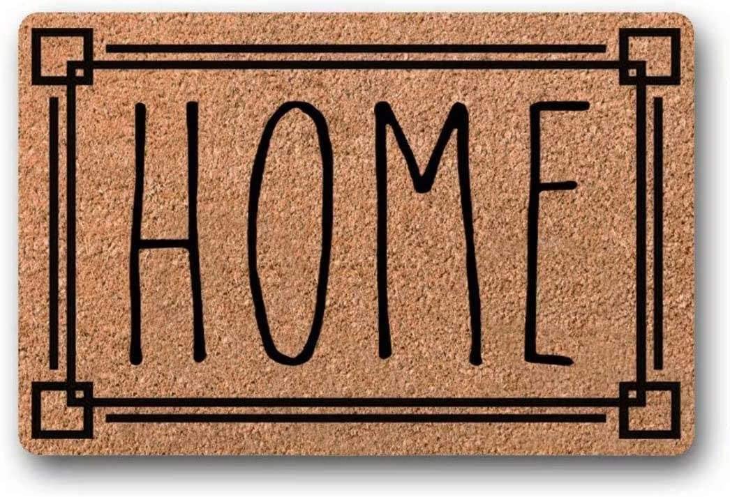 Home Rae Dunn Doormat Farmhouse Mat Special Closing Gift Housewarming Decorations Mats 17x30 Inch