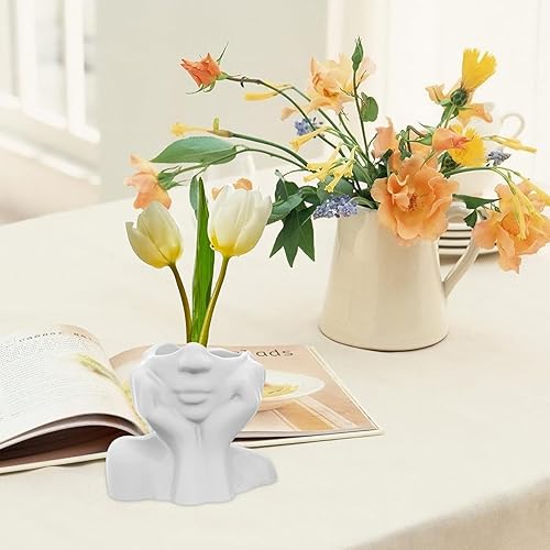 Miniatura 3 de Maceta de ángel 3D, molde de silicona, maceta para suculentas, jarrón de cactus, yeso, molde de hormigón, soporte para bolígrafo, molde de resina de