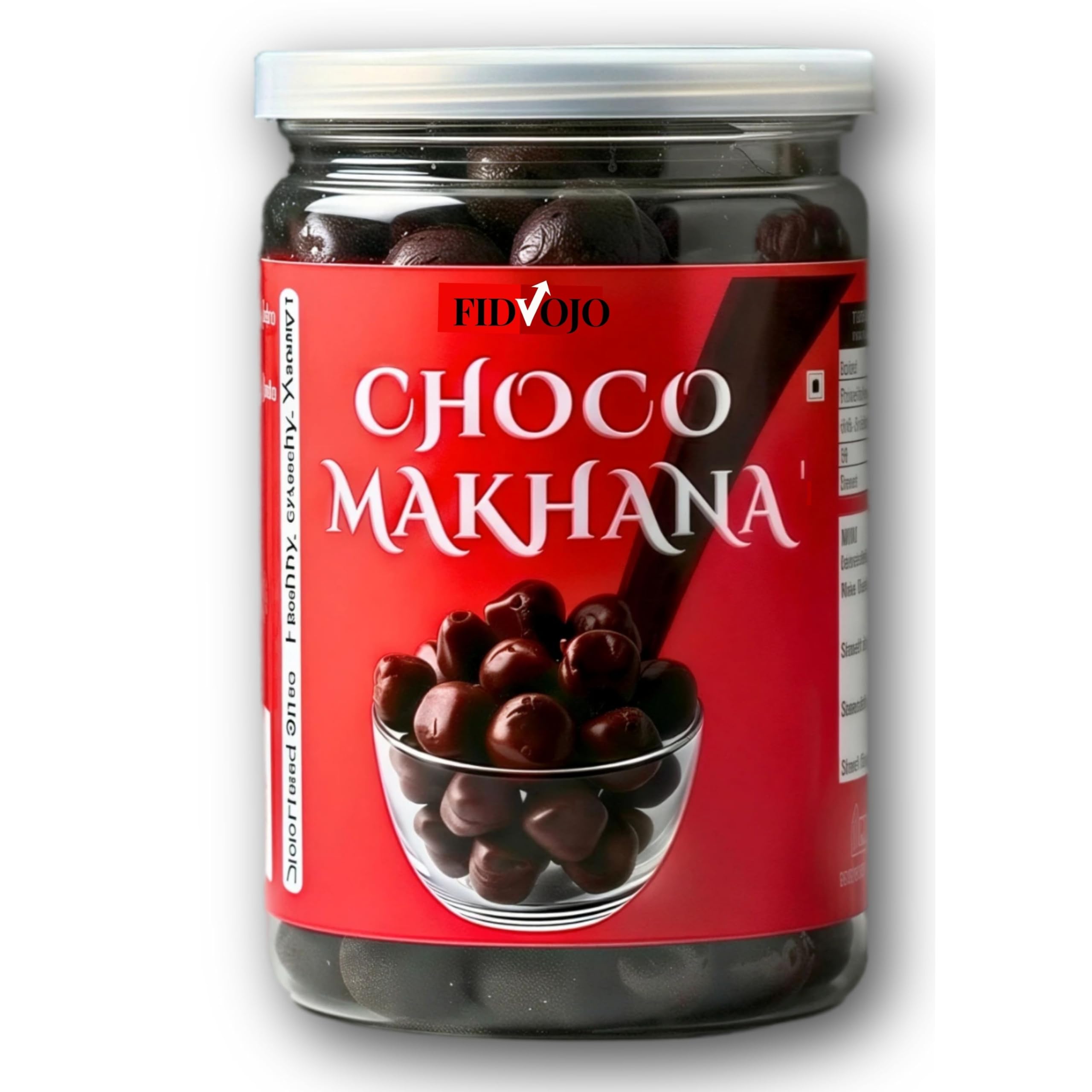 チョコモナ FIDVOJO Premium Chocolate Makhana - Crispy,Crunchy Chocolate