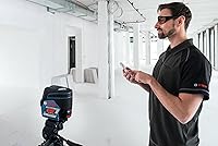 Vista 9 de BOSCH GCL100-80CG Láser de línea cruzada de haz verde de 100 pies y 12 V de conexión máxima, incluye batería de iones de litio de 2.0 Ah 12V