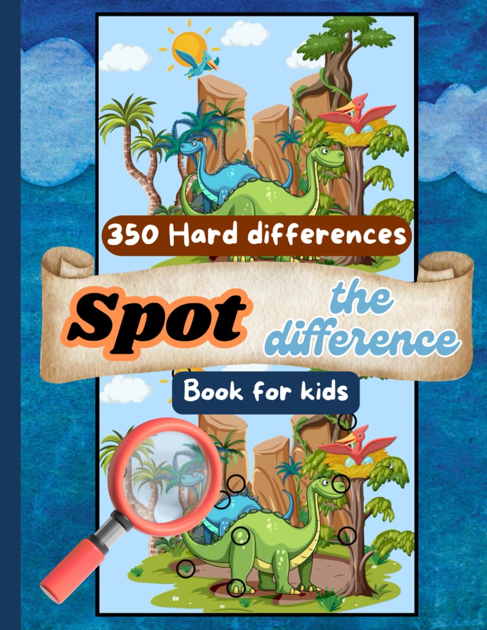 Spot The Difference For Kids | 350 Hard Picture Puzzle For Kids Age 6 to 12 | | Playful Illustration Of Seek and Find Hidden Picture Activity Book: ... For Kids (spot the difference book for kids)