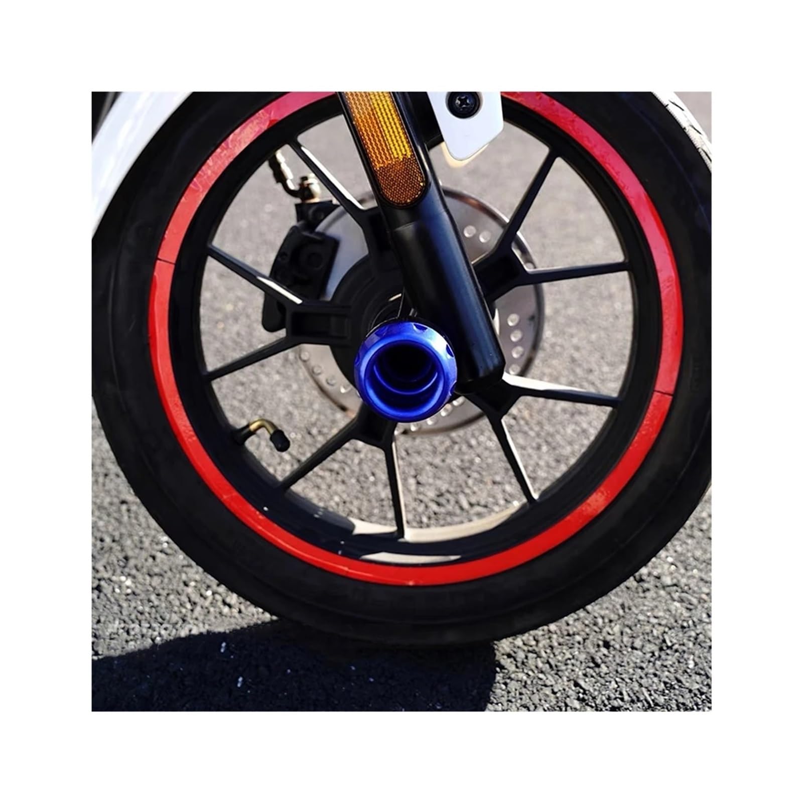 Moto Tamponi Paratelaio 2 Pezzi In Titanio Per Telaio Di Moto, Protezione Anti-caduta Forcella Anteriore Alluminio, Universale Fibra Carbonio