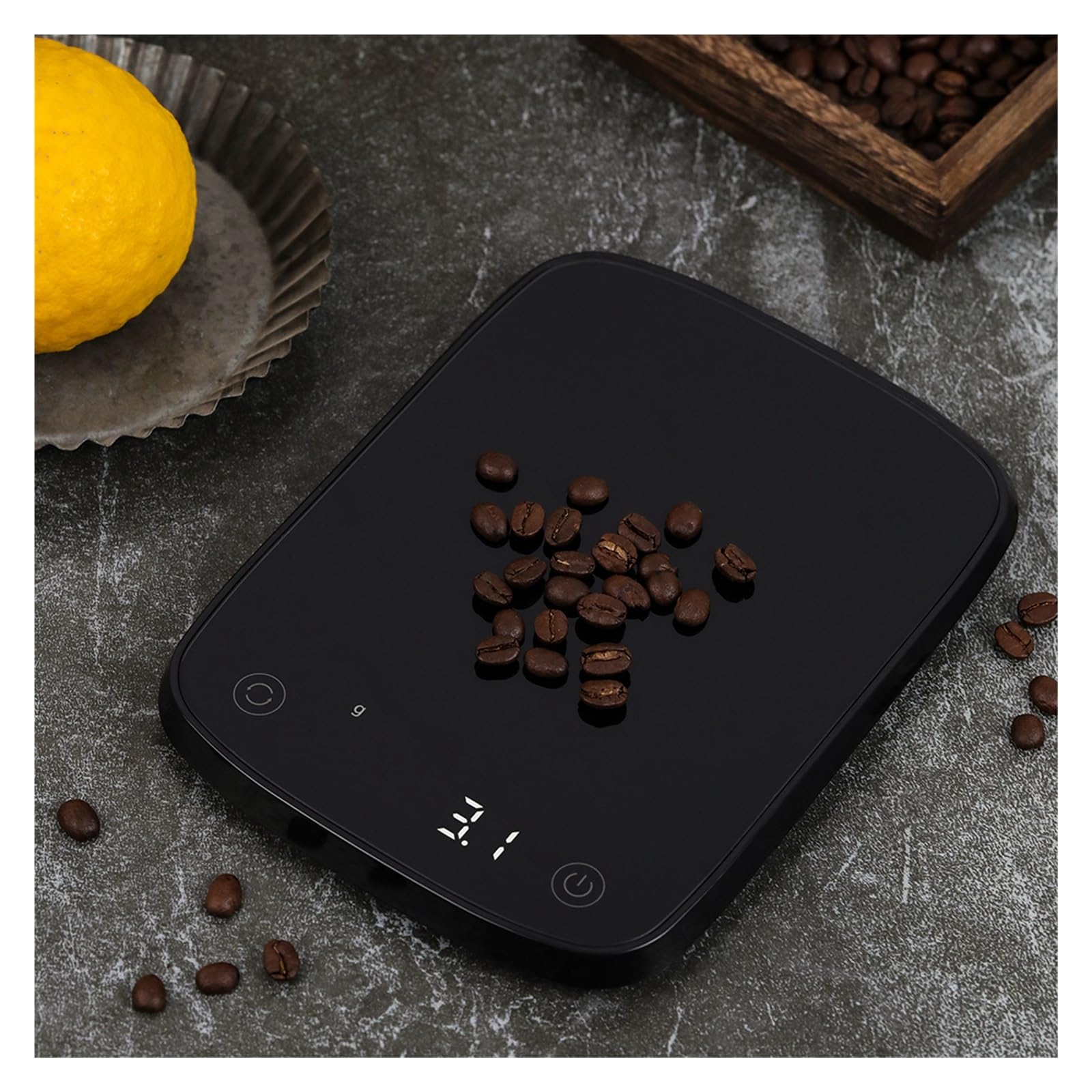 Báscula Electrónica Digital De 0 A 5 Kg, Pantalla LED Alta Precisión, Multifuncional For Hornear Alimentos En La Cocina For El Hogar Medición Precisa Esfuerzo