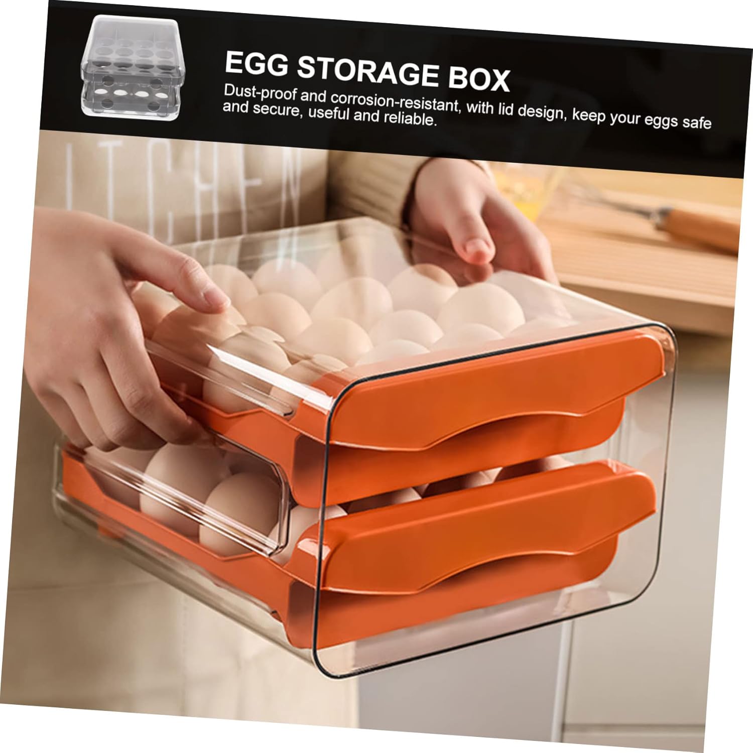Angoily Style Storage Case Double Layer Holder for Kitchen Organization Convenient and Practical Home Supplies