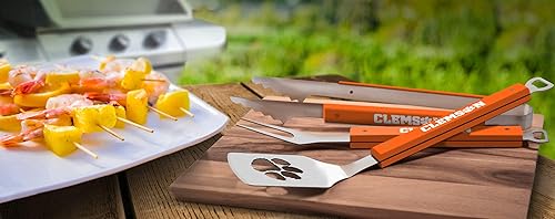 Vista 180 de YouTheFan NCAA Spirit Series - Juego de barbacoa de 3 piezas