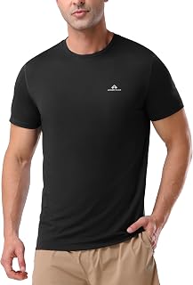 Pioneer Camp Men's Workout Gym Shirts Moisture Wicking Athletic Performance T-Shirts Quick Dry Running Active Top Tees