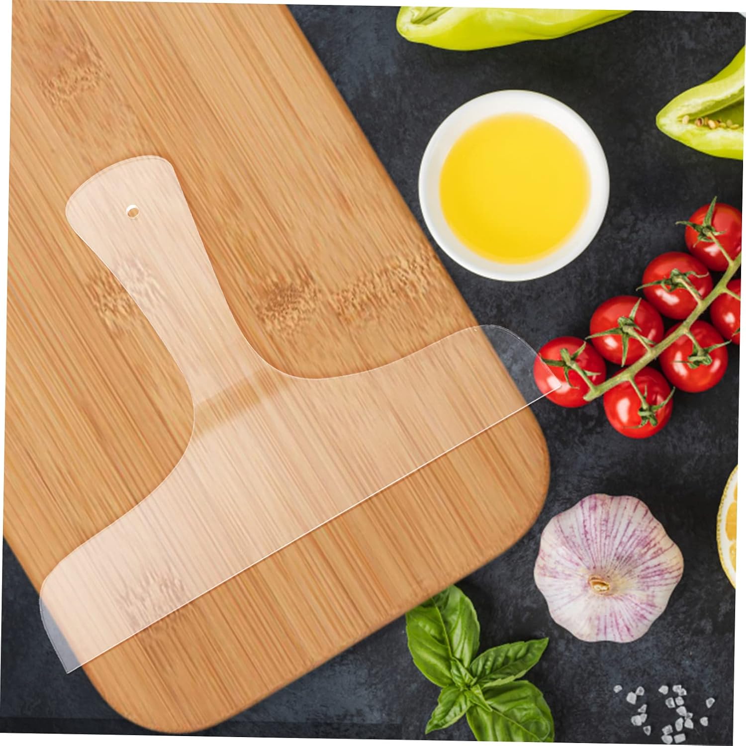 3pcs Acrylic Cutting Handle Templates Chopping Board Stencils for Tracing Kitchen and Reusable Design for Professional-looking Results