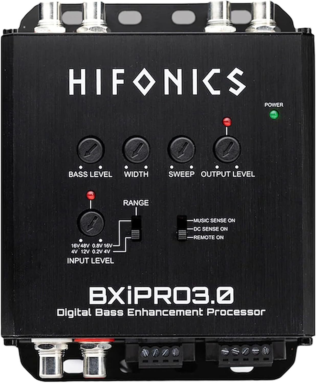 Hifonics BXiPro3.0 Digital Bass Processor + HFEQ 4-Band Source Signal Processor, PFM Subsonic Filter, Parametric Bass Equalization with Gravity Magnet Phone Holder Bundle