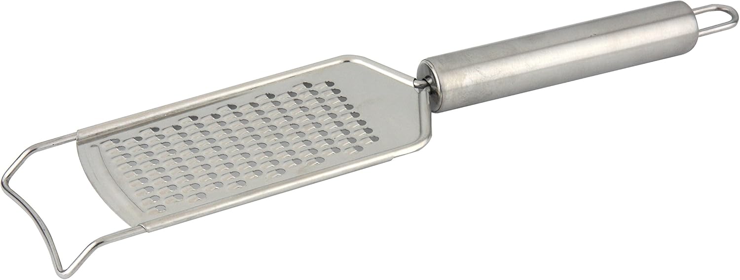 Apollo SS Parmesan Grater, Stainless Steel Silver, 1.5 x 25.5 x 58 cm