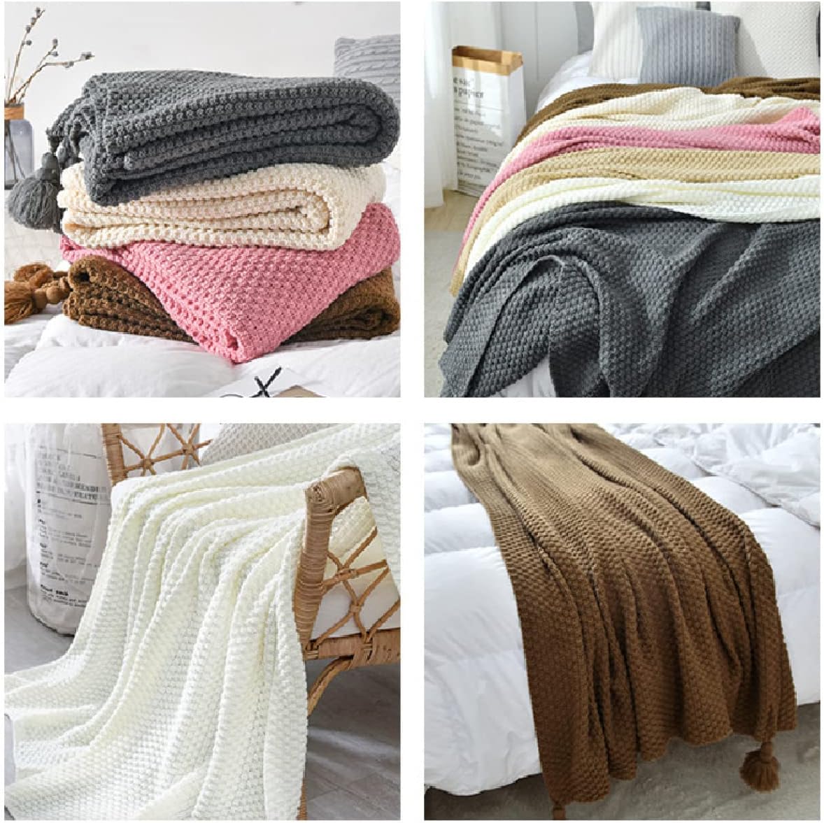 DB3NK ブランケット ひざ掛け 大判 北欧 かわいい おしゃれ マルチ