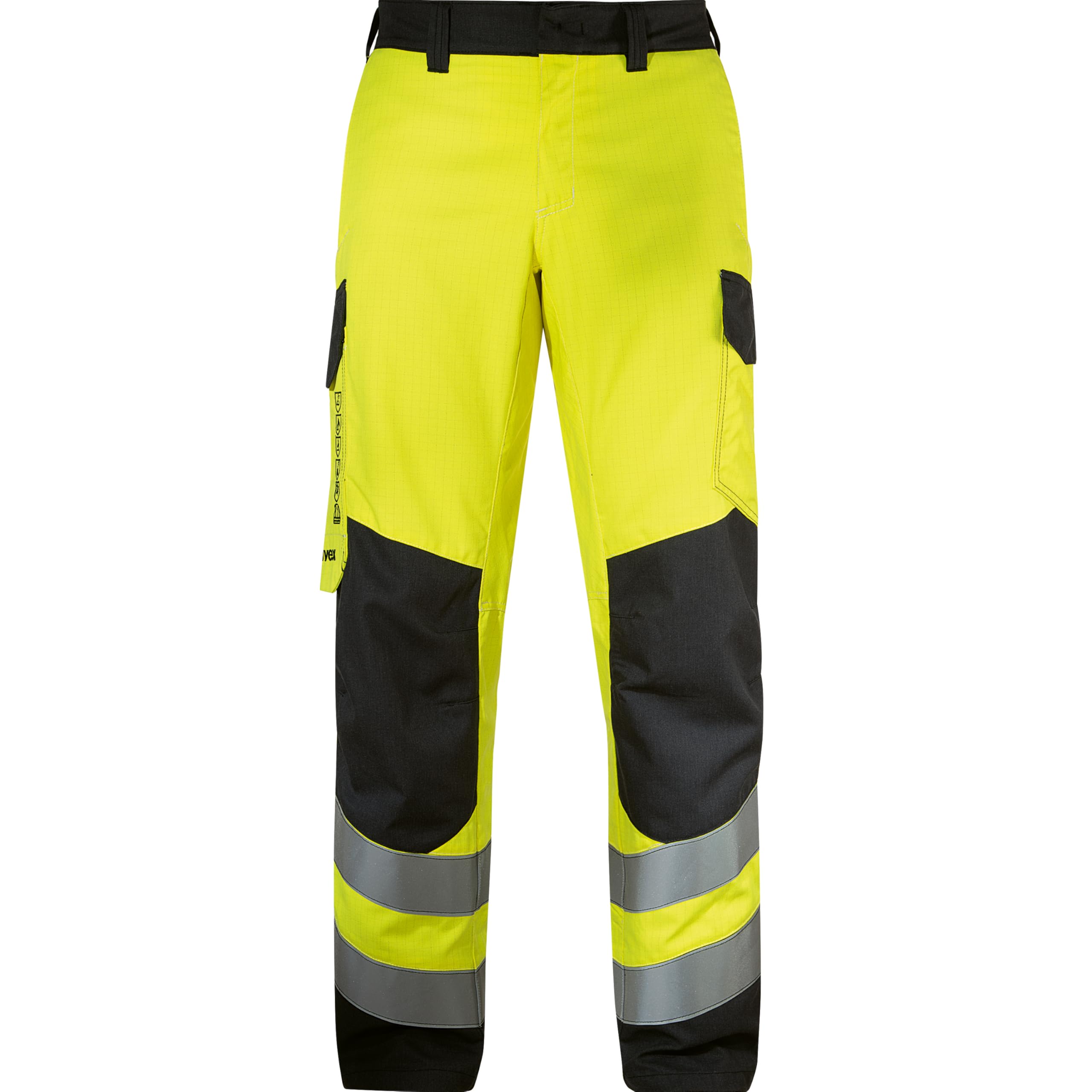 Uvex suXXeed Multifunction high vis Hose - Warnschutz Arbeitshose - Hohe Sichtbarkeit - mit Reflexstreifen