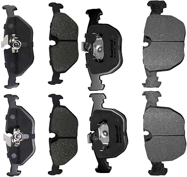 BST BSSP Front & Rear Ceramic Brake Pads, Truck and Tow Brake Pads Set D681 D1239 for 2001-2003 BMW 530i 1997-2003 BMW 540i Disc Break Brake Pad