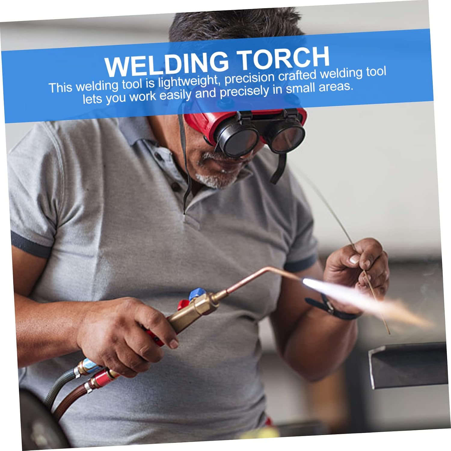 2.5m Professional High Temperature Welding Torch Full Brazing Gun Lightweight Precision Crafted for Mechanical Repair Welding
