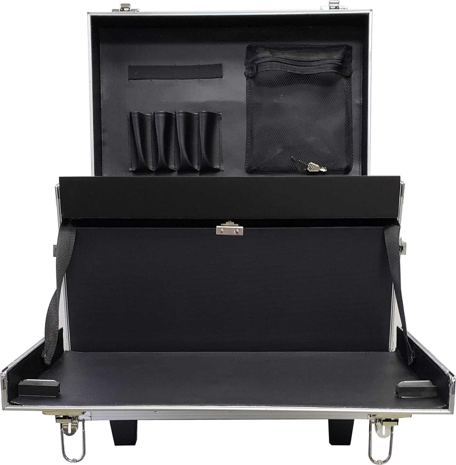 Vincent Master Case Travel Stylist Barber Case (w/Wheels, Black)
