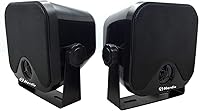 Herdio 4 Inch Heavy Duty Waterproof Marine Speakers for Boat ATV UTV Golf Cart - 100W Pair IP66 Surface Mount Outdoor Audio
