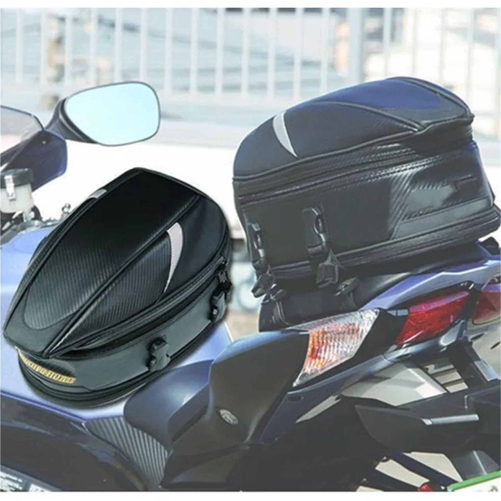 Borse Moto Borsa Da Viaggio Per Bicicletta Zaino Da Moto Imbottito Resistente Borsa Da Sella Per Moto Impermeabile