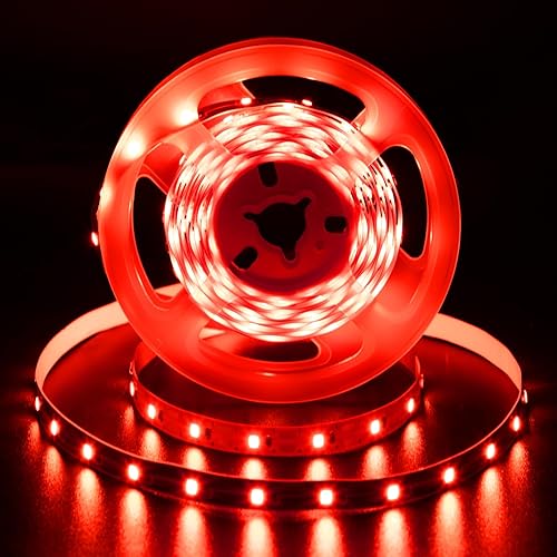 Miniatura 10 de echosari Tira de luces USB 5V, tira de luces LED de 9.8 pies con 180 luces LED cortables, cada 2835 SMD, superbrillante con autoadhesivo DIY para