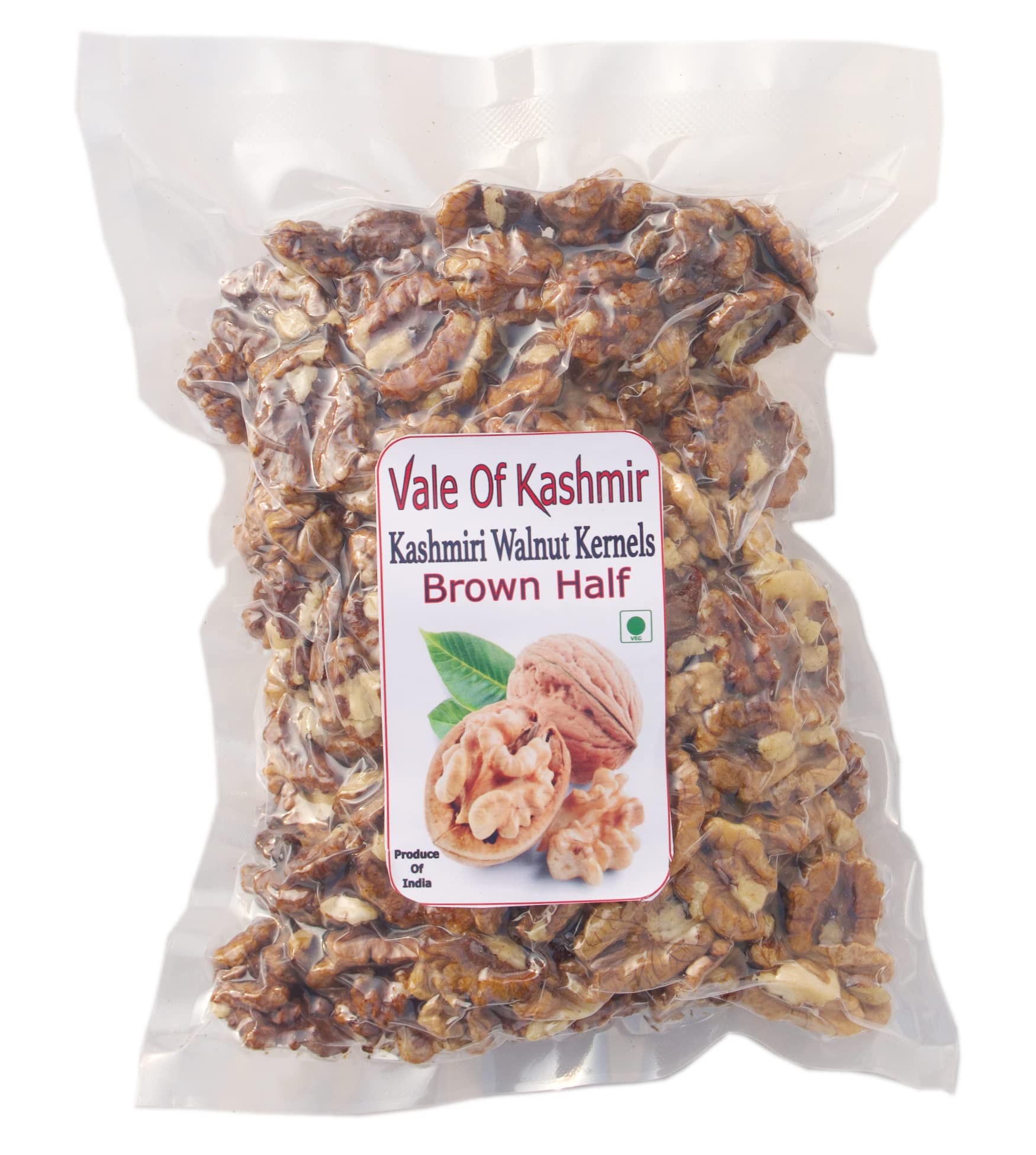 Vale Of Kashmir Walnut Kernels Brown Half Vacuum Packed 500 Gram, Akhrot Giri Walnuts Without Shell (B0BFBB7HQT) Amazon Price History, Amazon Price Tracker
