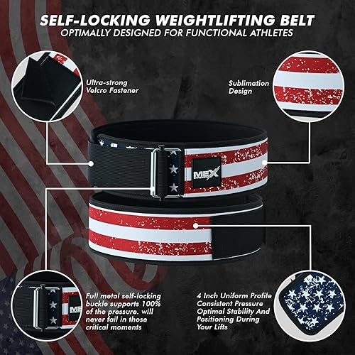 Miniatura 2 de Cinturones de neopreno autobloqueantes para levantamiento de pesas para hombres y mujeres, soporte lumbar, diseño ajustable, correas de ajuste, peso