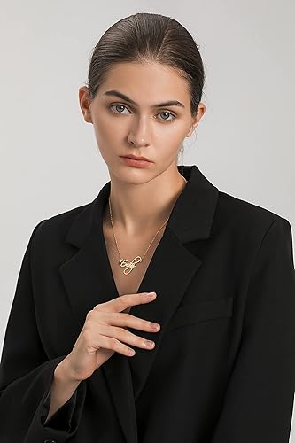 Miniatura 2 de Personalized Name Necklace - Choose from 14 Font Styles - Customizable 18K Gold-Plated Pendant - Ideal Gifts for Birthdays, Valentines Mother's Day,