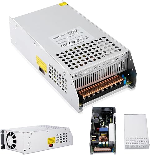 Vista 15 de Fuente de alimentación conmutada de 48V 12.5A 600W DC, conmutación regulada universal AC110V/220V (SMPS), fuente de alimentación de 48 voltios