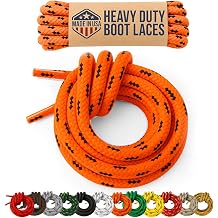 Honey Badger Boot Laces, USA Made Indestructible Shoelaces, Round Heavy Duty Bootlaces for Work & Hiking