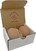 Cackle Hatchery Brown Ceramic Nest Eggs 2ct - Chicken Egg Accessories