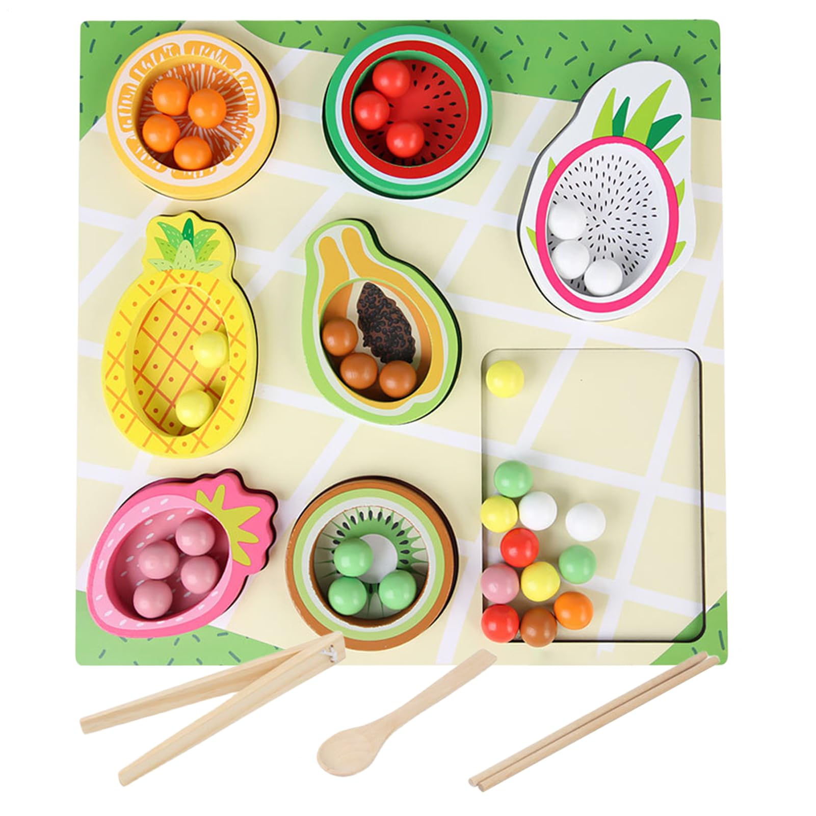 Juguetes de clasificación de alimentos para regalar en cumpleaños y juego educativo 8