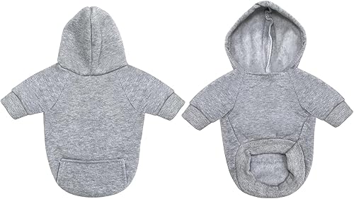 Miniatura 5 de Idepet Sudaderas con capucha para perros pequeños, ropa para perros pequeños, chaleco para chihuahua, abrigo cálido, chaqueta de otoño, trajes para