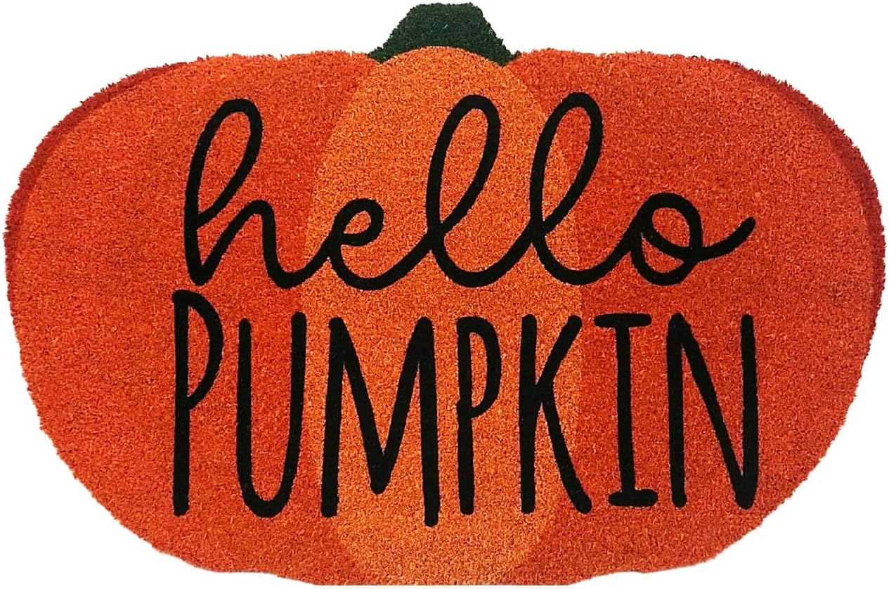Briarwood Lane Welcome Pumpkin Medium Coir Doormat 24 x 36