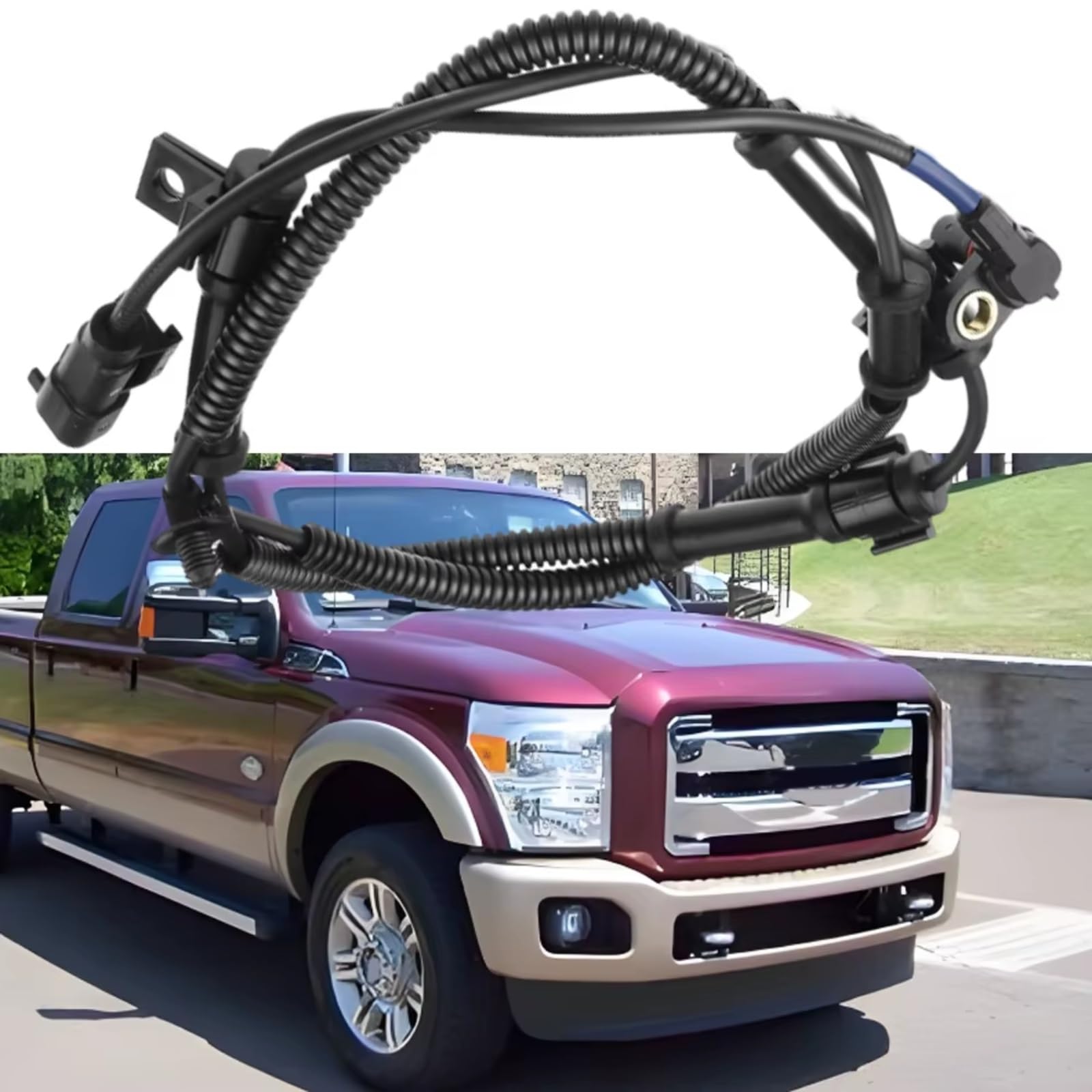 Sensore Ruota per Ford F-350 2011 2012 Sensore velocità Motore Anteriore Ricambio Riparazione Pezzi di Ricambio OEM 5S12346