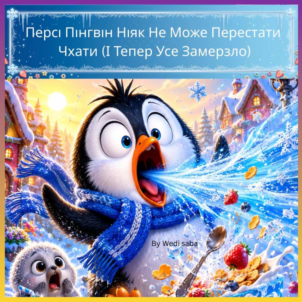 Персі Пінгвін Ніяк Не Може Перестати Чхати (І Тепер Усе Замерзло): Кумедна історія про те, як прийняти те, що робить тебе особливим
