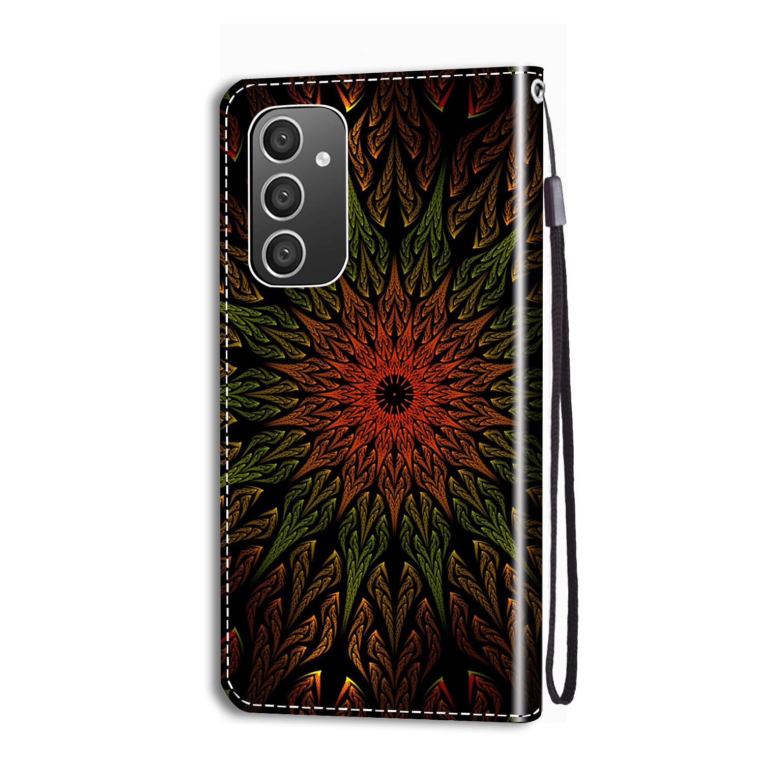 Cover Portafoglio Per Xiaomi Redmi Note 12 / Poco X5 5G | Custodia In Pelle Con Fantasia Fiori E Animali | 'Never Stop Dreaming'